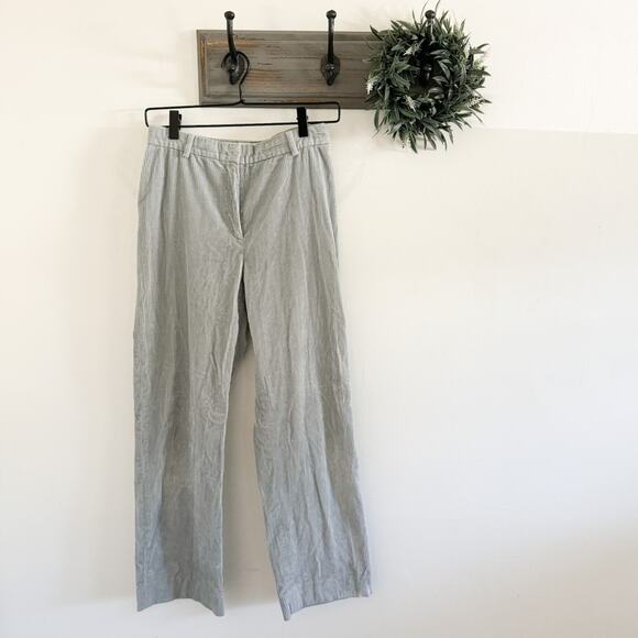 Weekend Max Mara Pants - Maxmara Weekend Blue Corduroy Straight Trouser Pants US 6